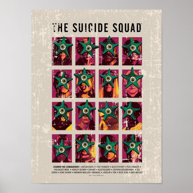 Die Selbstmordkommando | Starro Squad Edition Poster (Vorne)