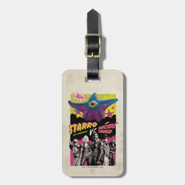Die Selbstmordkommando | Starro Vs Suicide Squad Gepäckanhänger (Vorderseite vertikal)