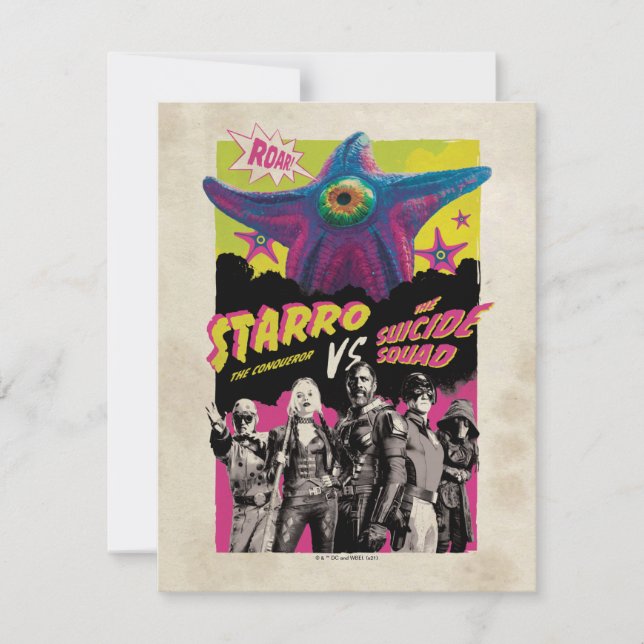 Die Selbstmordkommando | Starro Vs Suicide Squad Mitteilungskarte (Vorderseite)