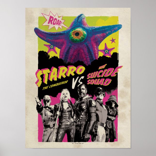 Die Selbstmordkommando | Starro Vs Suicide Squad Poster (Vorne)