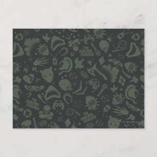 Die Selbstmordkommando Zeichensymbmuster Postkarte