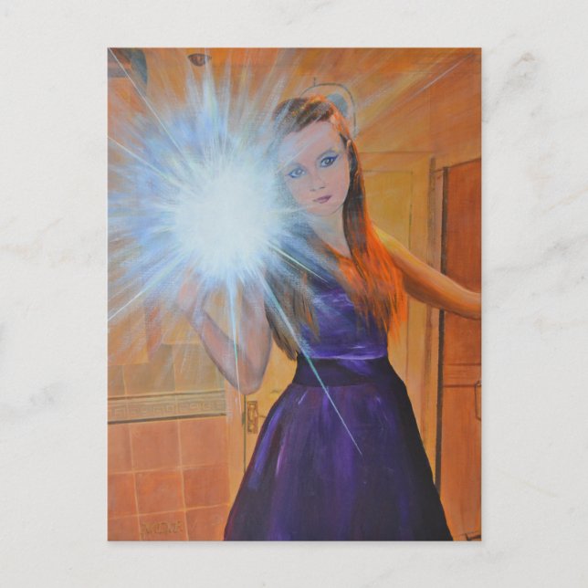 Die Selfie Postkarte (Vorderseite)