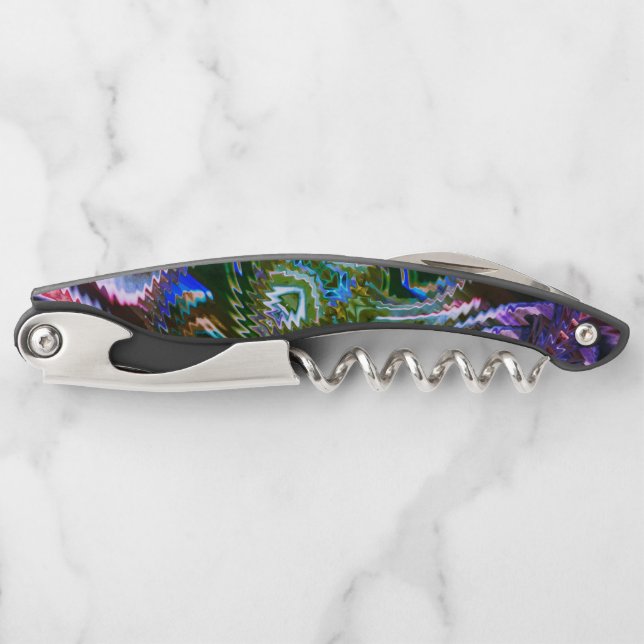 Die seltsame "Stick Design" aus Zickzag Kellnermesser (Vorderseite)