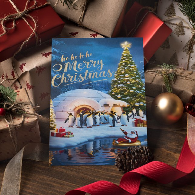 Die seltsamen Pinguine Postkarte (Von Creator hochgeladen)