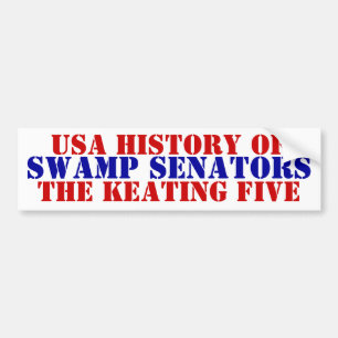 Die Senatoren der American History Swamp behalten  Autoaufkleber