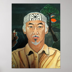 Die Sensei-Malerei von Alfred Fox Poster