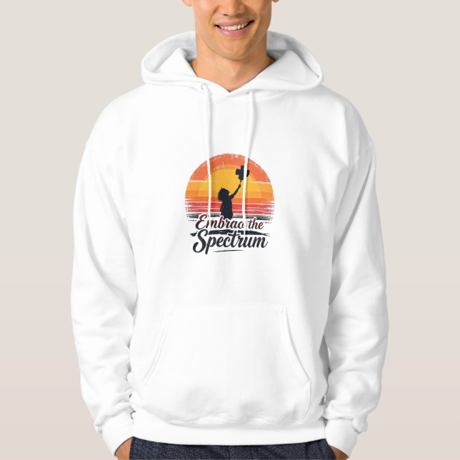 Die Sensibilisierung für die Frequenzautismus Hoodie (Vorderseite)