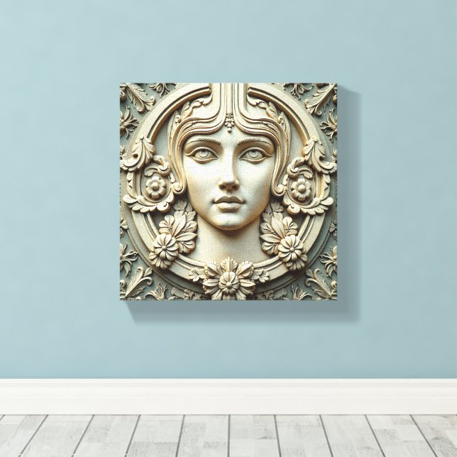 Die serene Muse Leinwanddruck (Insitu (Holzboden))