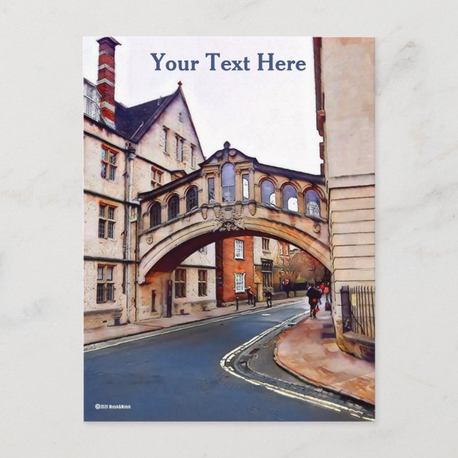Die Seufzerbrücke - Oxford Postkarte (Vorderseite)
