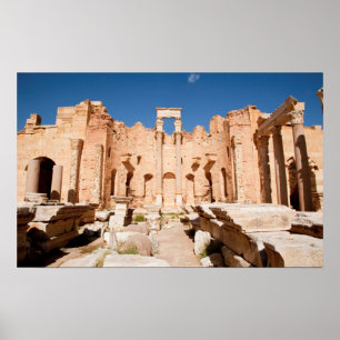 Die Severan Basilica, Leptis Magna, Al Khums 2 Poster