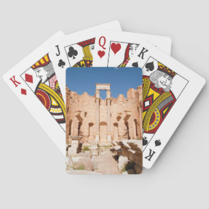 Die Severanische Basilika, Leptis Magna, Al Khums Spielkarten