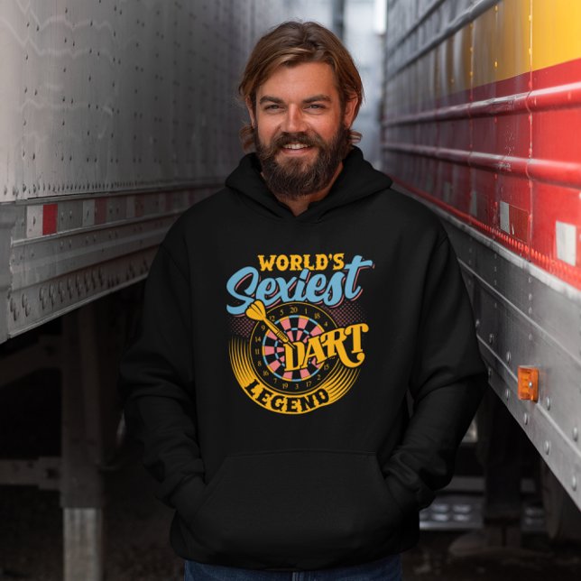 Die sexiest Dart Legend der Welt - Funny Dart Cham Hoodie (Von Creator hochgeladen)