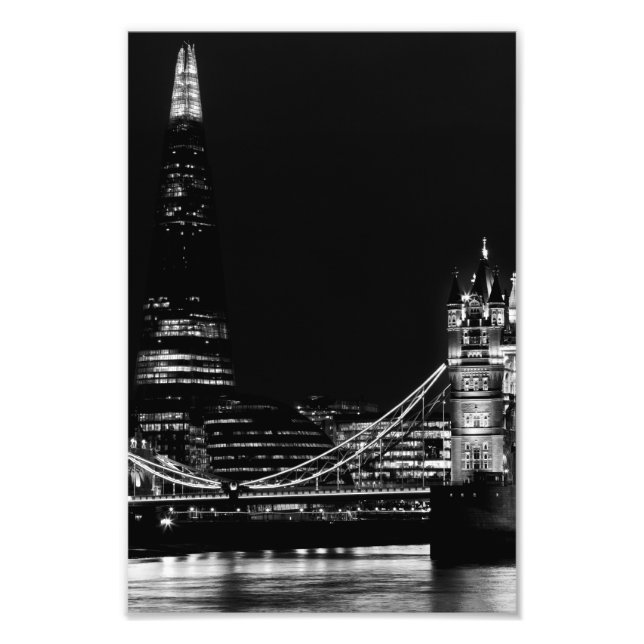 Die Shard- und Tower-Brücke Fotodruck (Vorne)