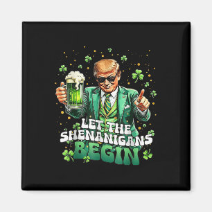 Die Shenanigans ließ Funny Trump St Patricks Magnet