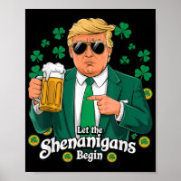 Die Shenanigans ließ Funny Trump St Patricks