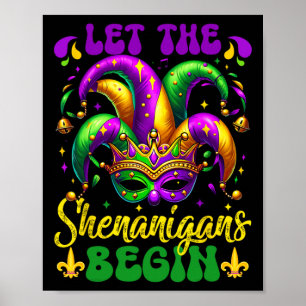 Die Shenanigans ließ Mardi Gras 5 Poster