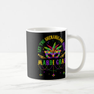 Die Shenanigans ließ Mardi Gras Maske Kinder Männe Kaffeetasse