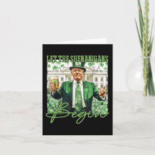 Die Shenanigans ließ Trump St Patricks Day _1 Karte