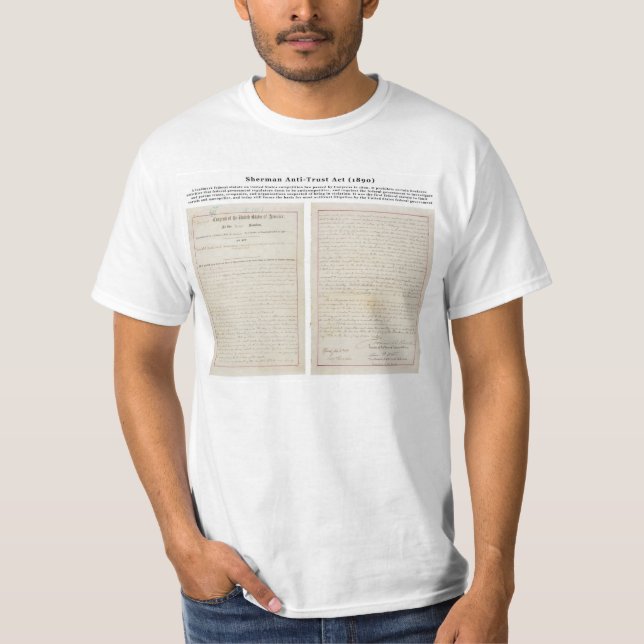 Die Shermanantitrusttat am 2. Juli 1890 T-Shirt (Vorderseite)
