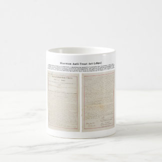 Die Shermanantitrusttat am 2. Juli 1890 Tasse