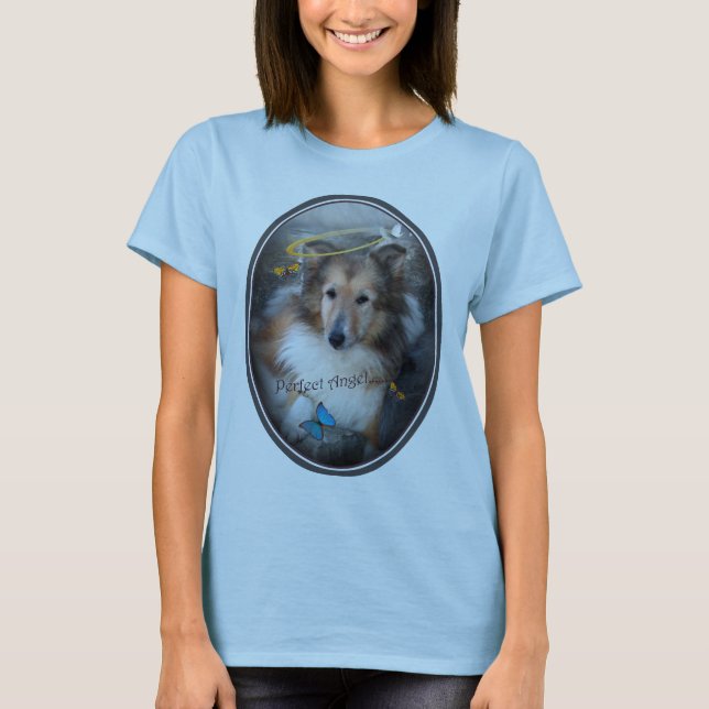 Die Shetlandinseln-Schäferhund Kleid "des T-Shirt (Vorderseite)