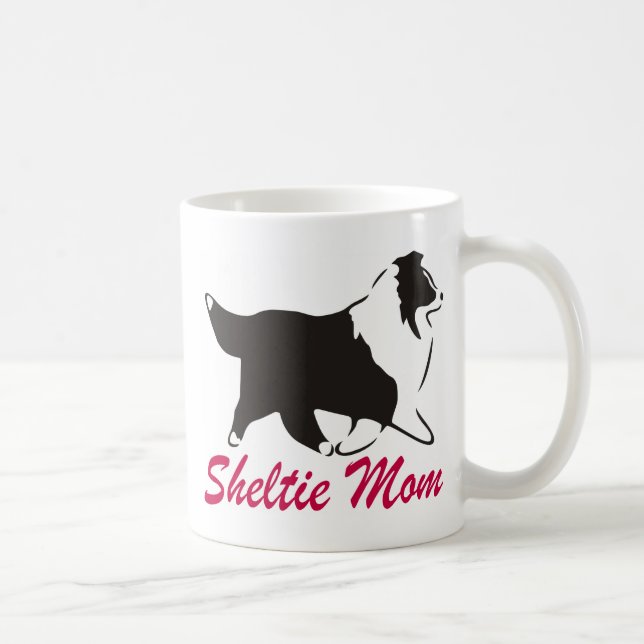 Die Shetlandinseln-Schäferhund Sheltie Mama Tasse (Rechts)