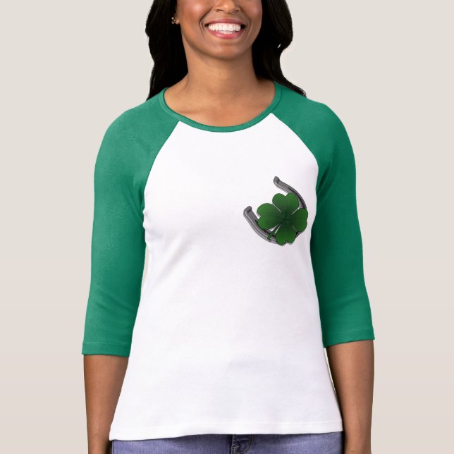 Die Shirt-St Patrick der glücklichen Frauen T-Shirt (Vorderseite)
