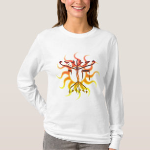 Die Shirts Frauen Chais Menorah Sun