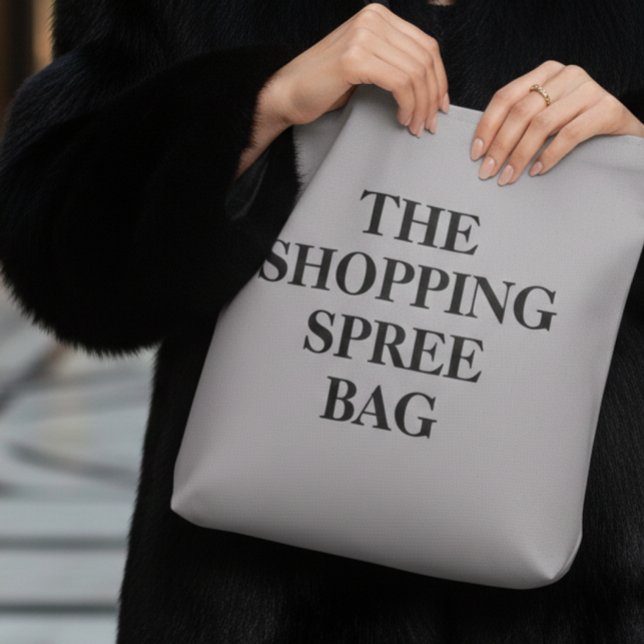 Die Shoppingrausch-Tragetasche (Von Creator hochgeladen)