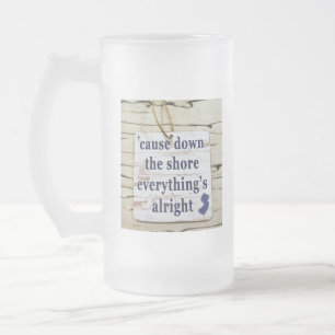 Die Shore-Bier-Tasse Mattglas Bierglas