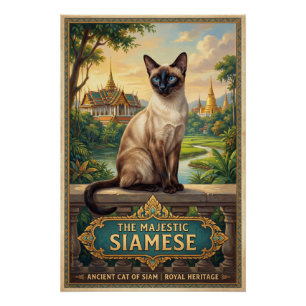 Die Siamkatze  Poster
