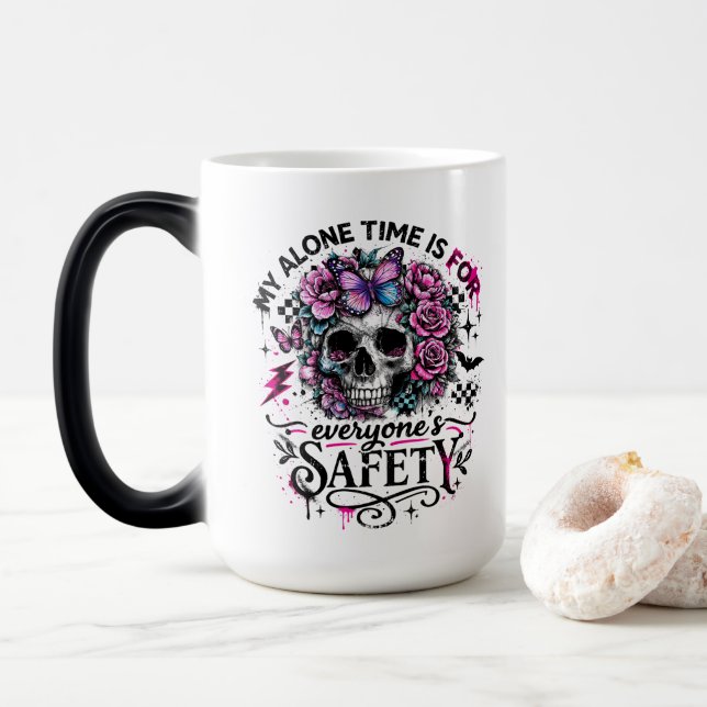 Die Sicherheit aller Verwandlungstasse (Mit Donut)