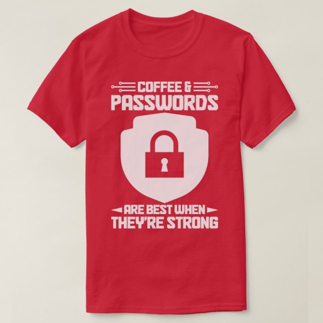 Die Sicherheit des Cybersicherheit-Computers im Cy T-Shirt (Design vorne)