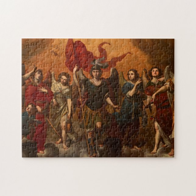 Die sieben Archangels von Massimo Stanzione Puzzle (Horizontal)
