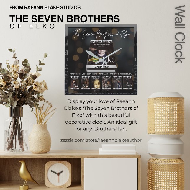 Die sieben Brüder von Elko Wall Quadratische Wanduhr (Von Creator hochgeladen)