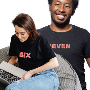 Die "SIEBEN" des 6-7 Valentinstag-Meme-Duos T-Shirt