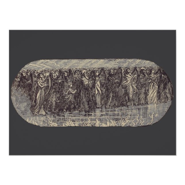 Die sieben Engel mit sieben Trompeten Poster (Vorderseite)