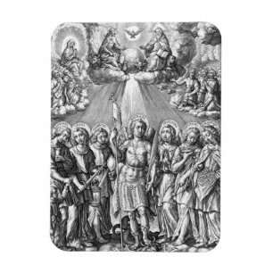 Die Sieben Erzengel (M 034; Stich) Magnet