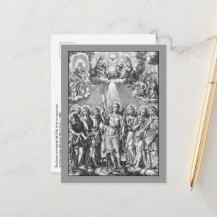 Die Sieben Erzengel (M 034; Stich) Postkarte