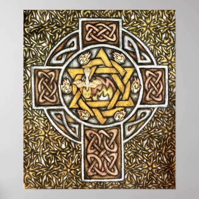 "Die sieben Geschenke des Heiligen Geistes" - Stif Poster (Vorne)