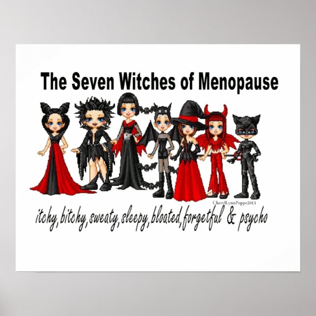 Die sieben Hexen der Menopause Poster (Vorne)