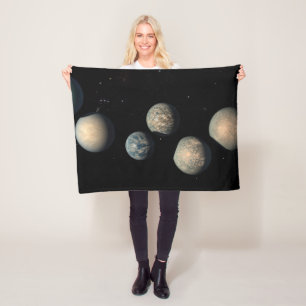 Die sieben Planeten der Erdgröße von Trappist-1 Fleecedecke