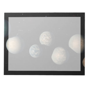 Die sieben Planeten der Erdgröße von Trappist-1 Notizblock