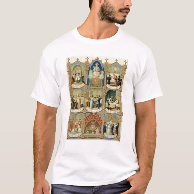 Die sieben Sakramente T-Shirt (Vorderseite)
