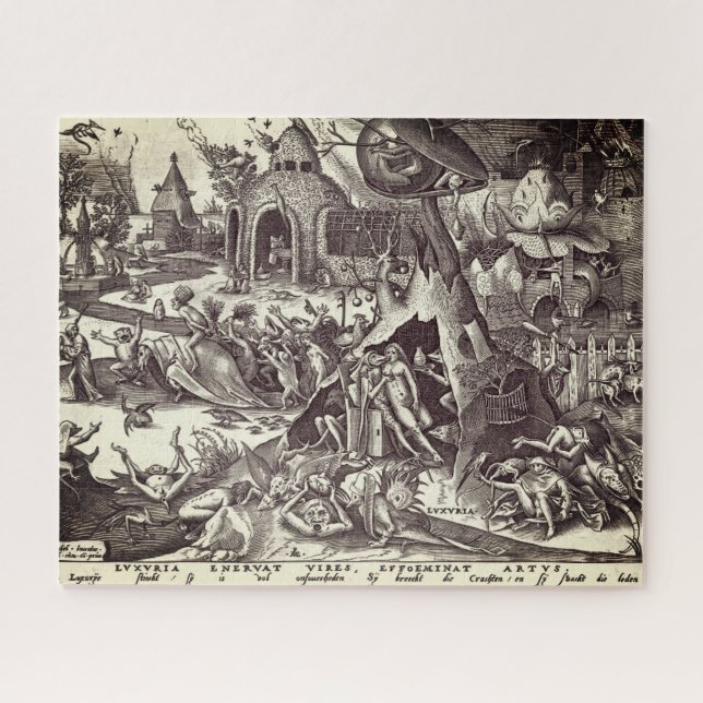 Die sieben tödlichen Sünden - Lust Puzzle (Horizontal)