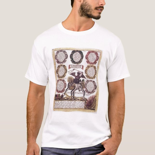 Die sieben tödlichen Sünden (Stich) T-Shirt (Vorderseite)