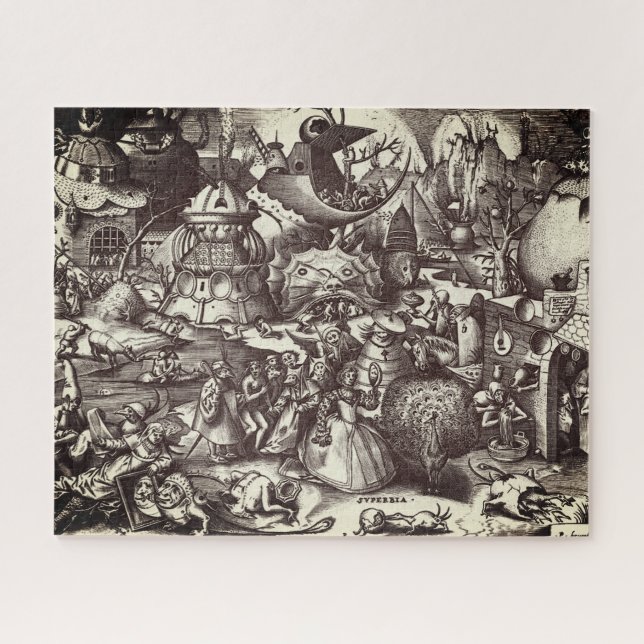 Die sieben tödlichen Sünden - Stolz Puzzle (Horizontal)