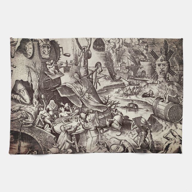 Die sieben Toten - Glutton Geschirrtuch (Horizontal)