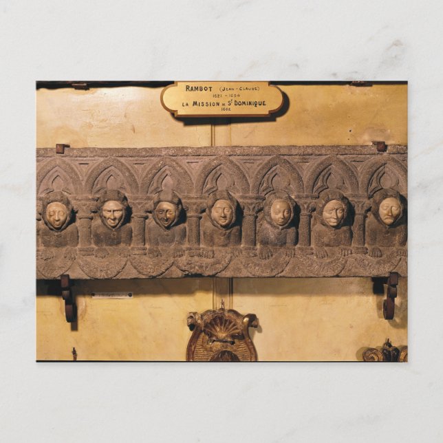 Die sieben Toten sitzen Postkarte (Vorderseite)