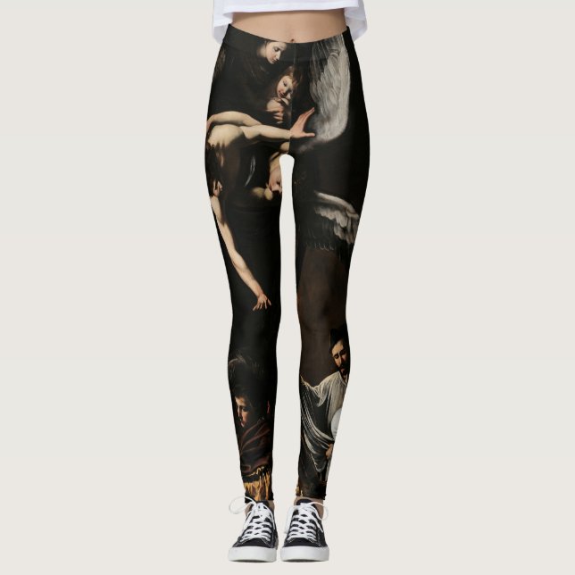 Die sieben Werke der Gnade (Caravaggio) Leggings (Vorderseite)